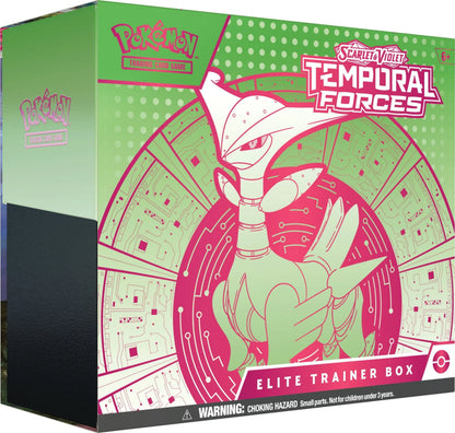 Pokemon Scarlet & Violet Temporal Forces Elite Trainer 10 Box Case