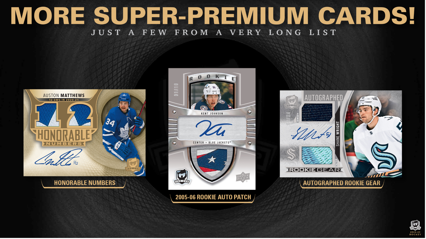 2022-23 Upper Deck The Cup Hockey 3 Box Case